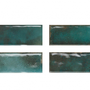 Изумрудная плитка под кирпич