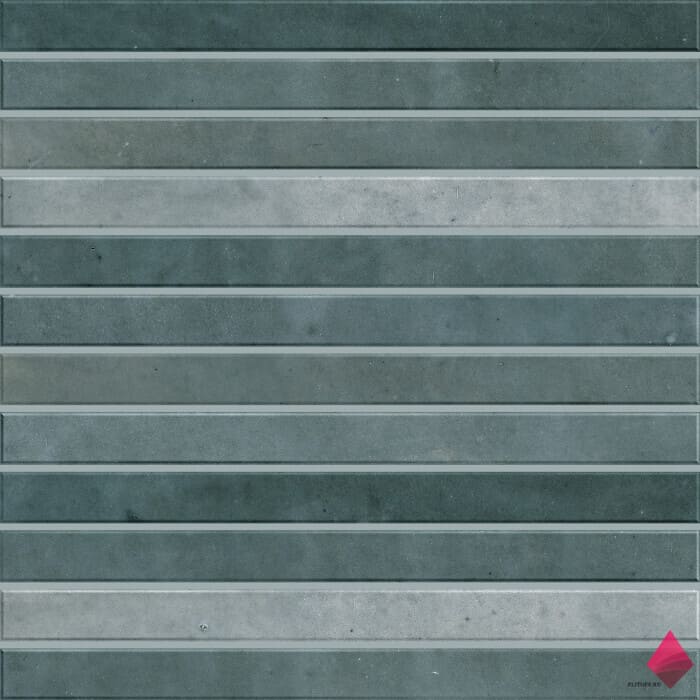 JOIA PETROL 20X20 Синяя плитка рейками фото