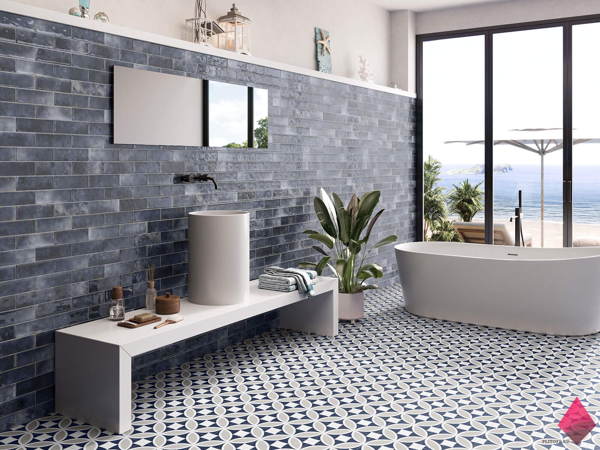 Керамический кирпич для ванной