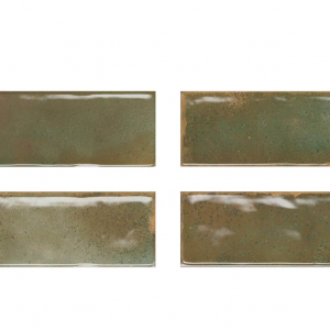 Плитка оливкового цвета под кирпич
