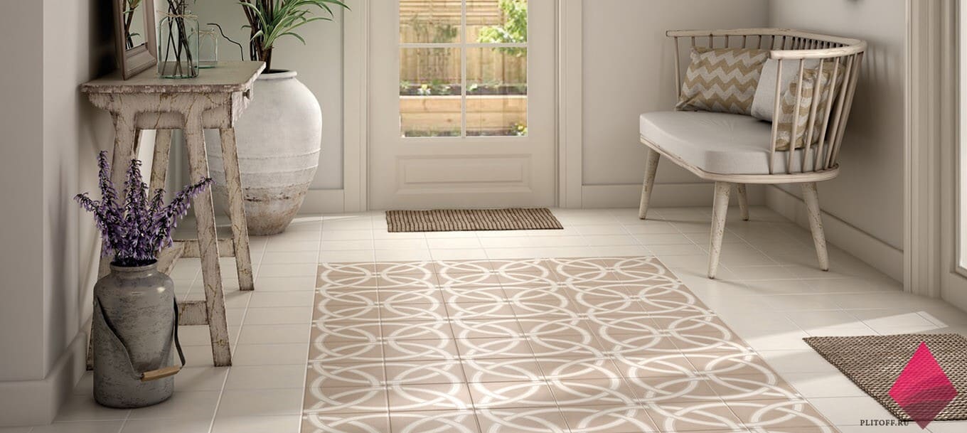Напольная плитка с орнаментом