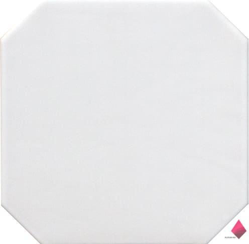 Octagon BLANCO 20×20 Белая плитка шестигранник