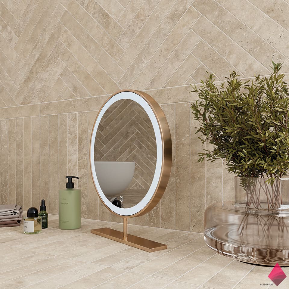 Плитка елочкой под камень