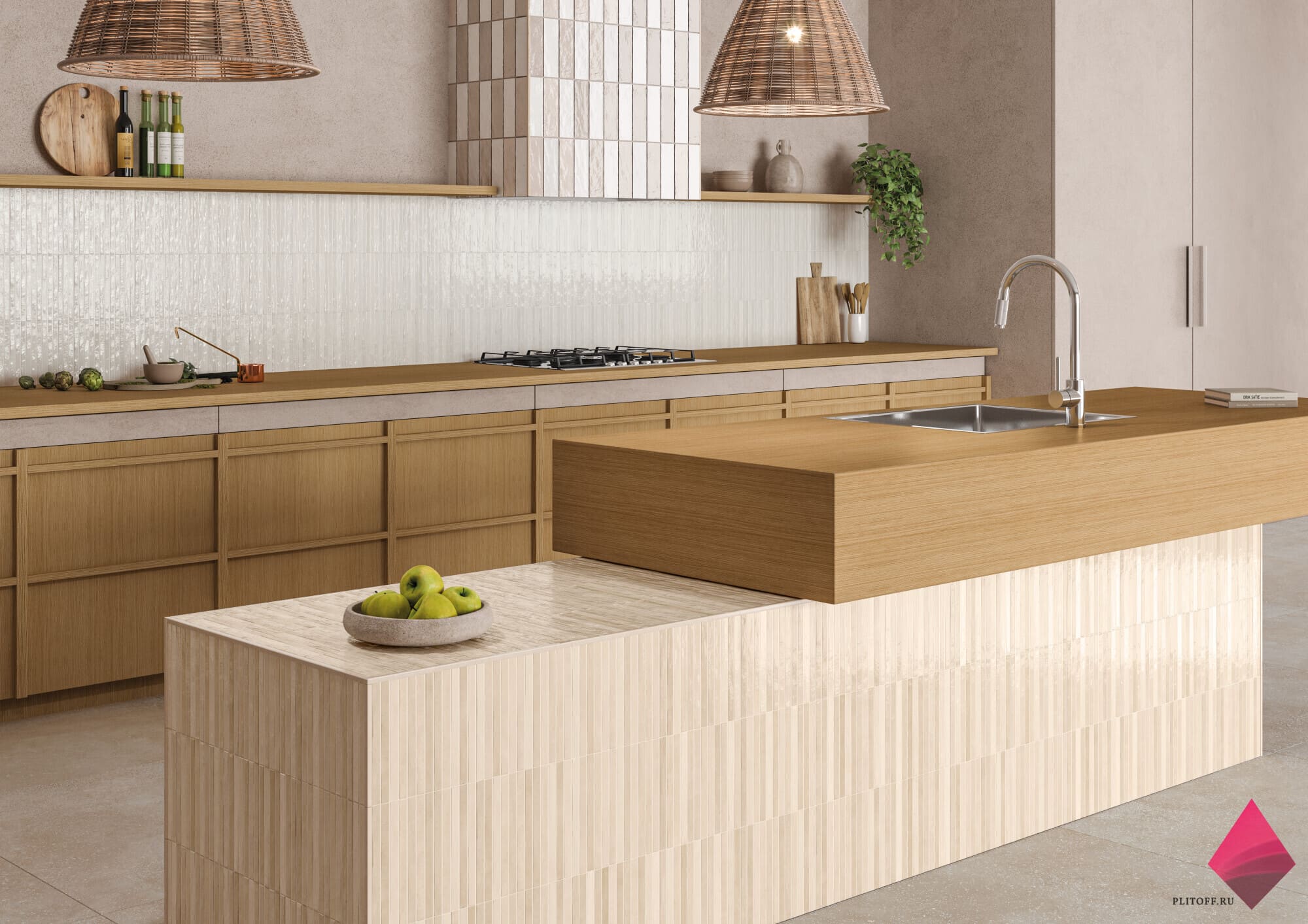 Плитка на фартук под мозаику