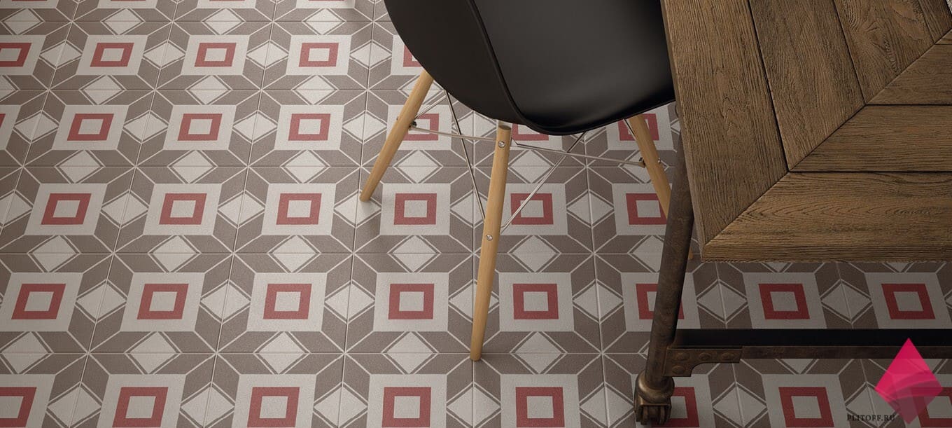 Плитка на пол с узором