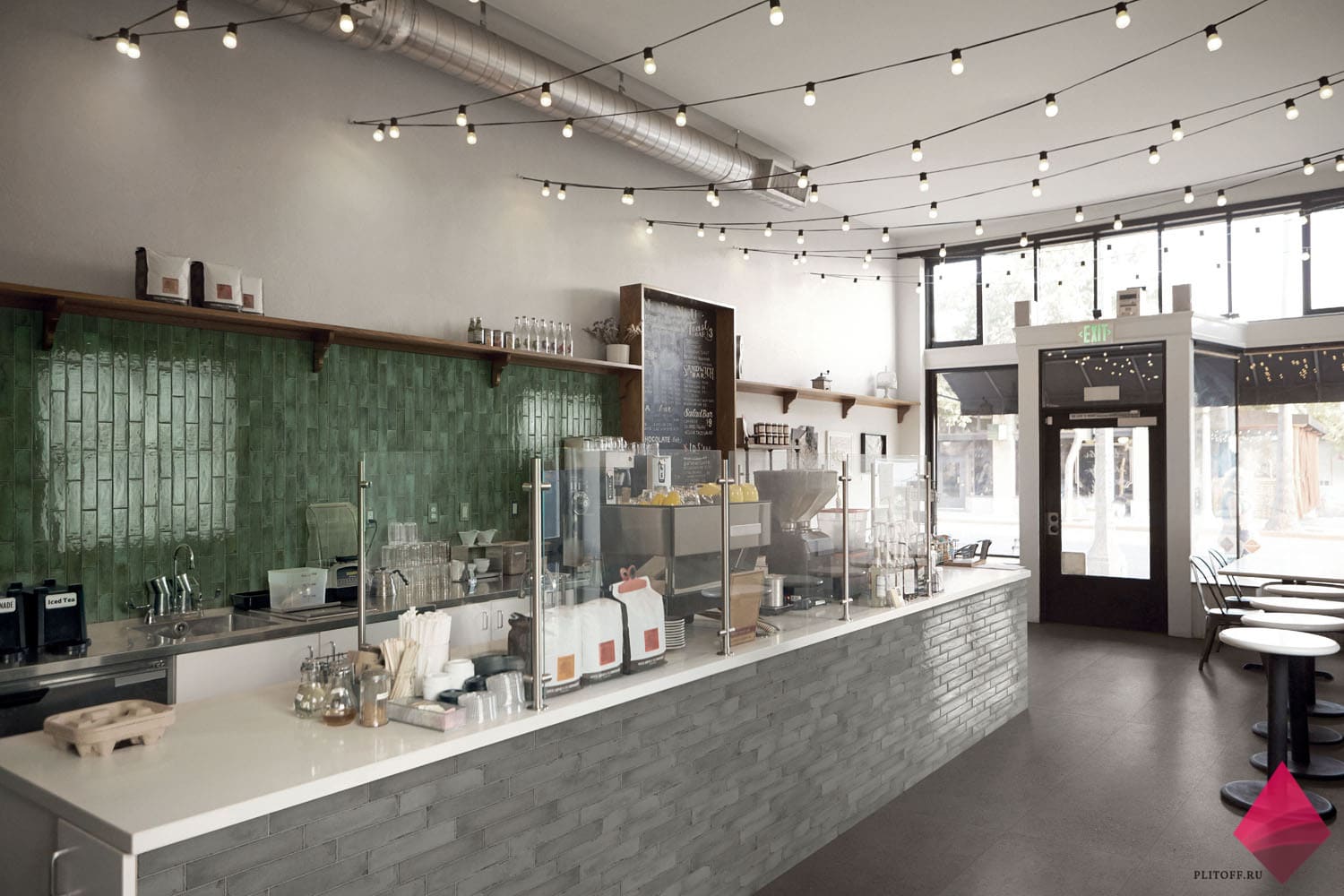 Плитка под кирпич для коммерческих помещений