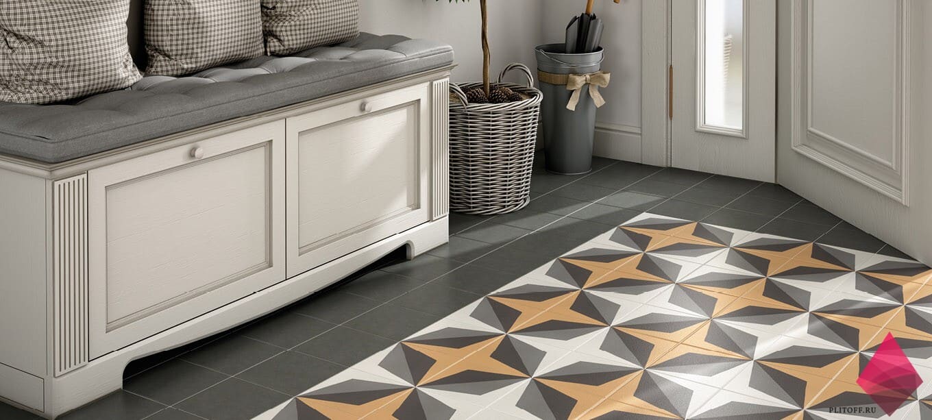 Плитка с рисунком для пола