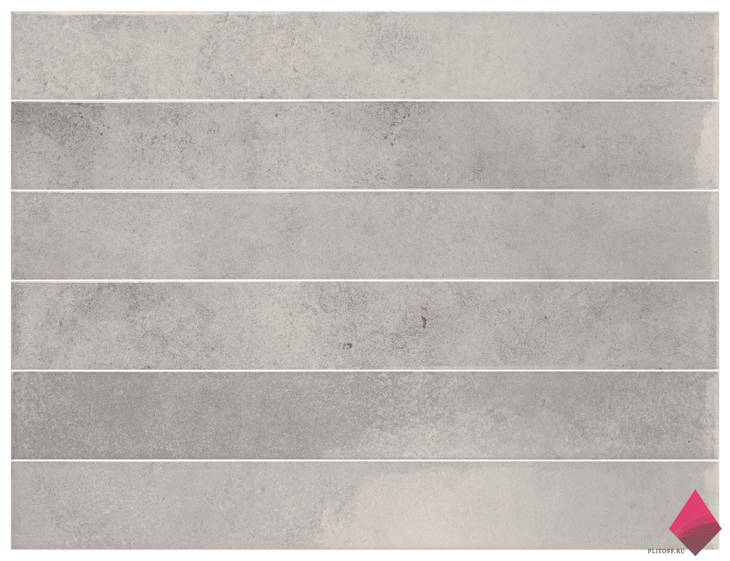 Серая глянцевая плитка для ванной