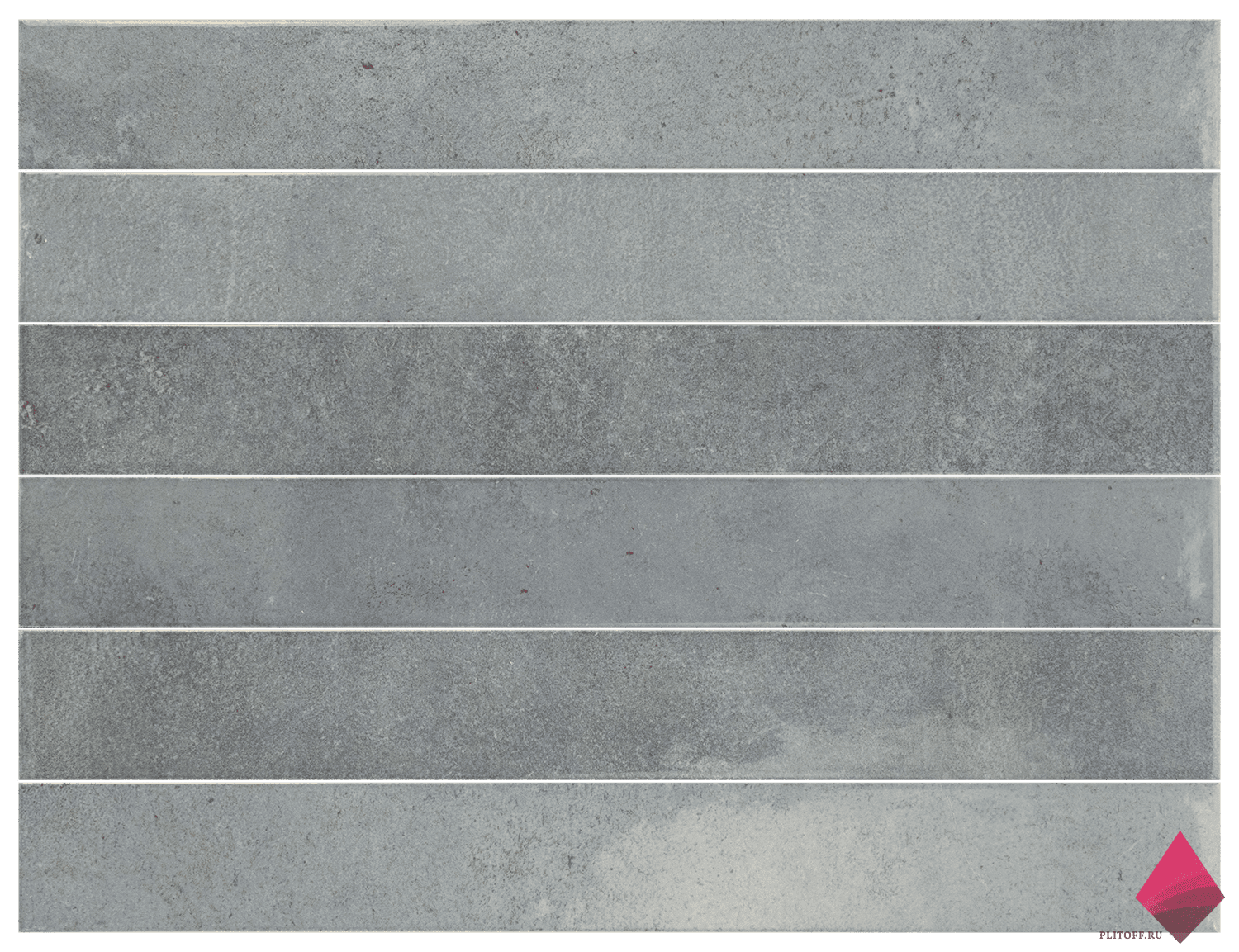 Verticale Moody Blue 5X40 Серо голубая плитка для ванной