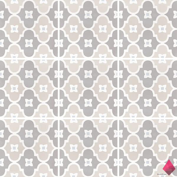 caprice bowtie pastel Напольная плитка с узором 20 на 20