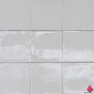 Белая глянцевая плитка 20х20