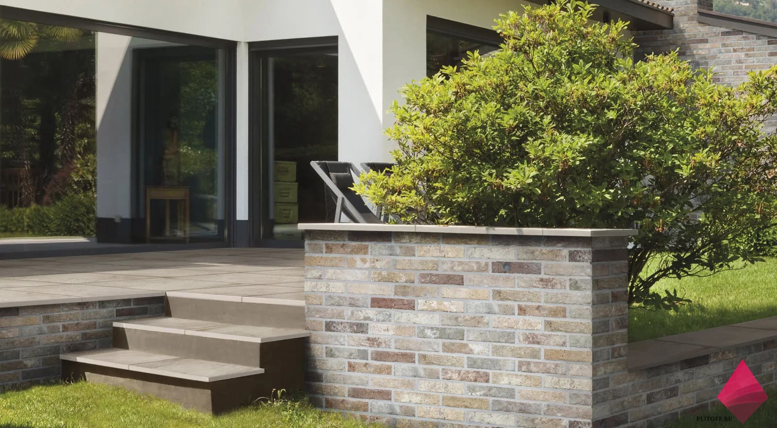 Фасадная плитка под кирпич