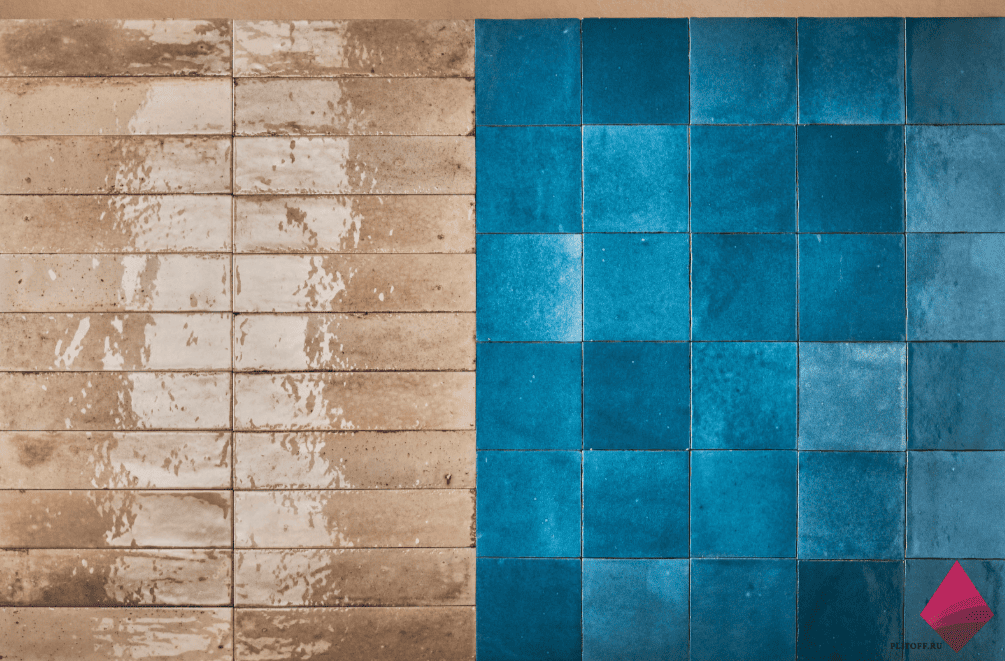 Глянцевая плитка для ванной