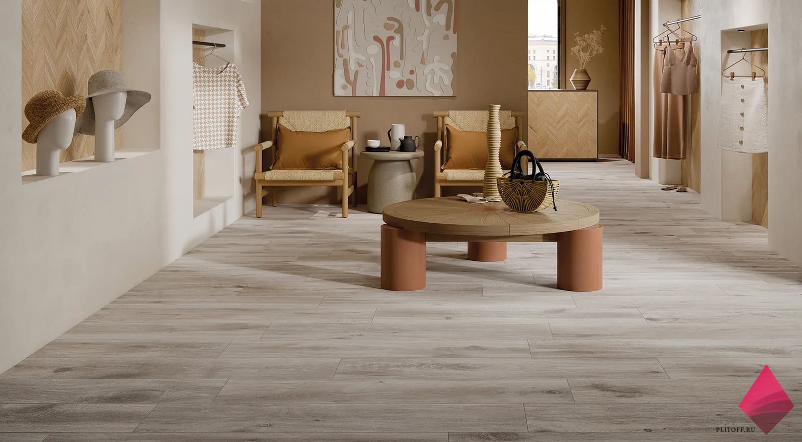 Керамогранит под дерево фото