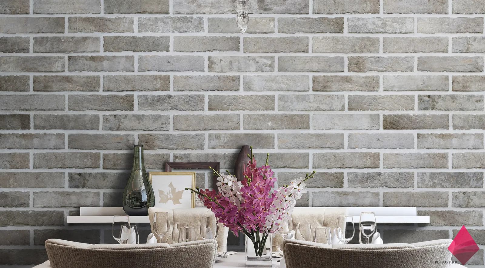 Керамогранитная плитка под кирпич