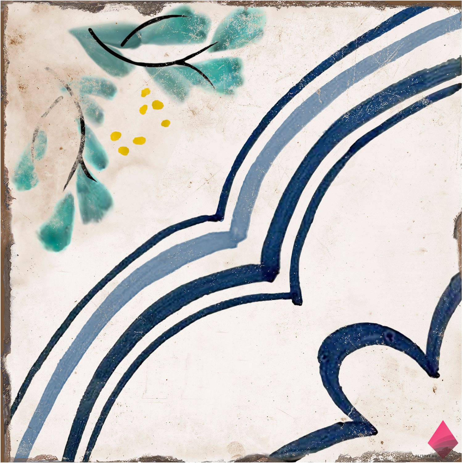 Плитка для пола с рисунком