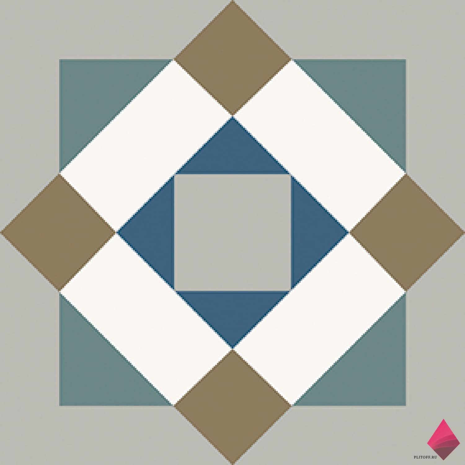 Цветная напольная плитка небольшая