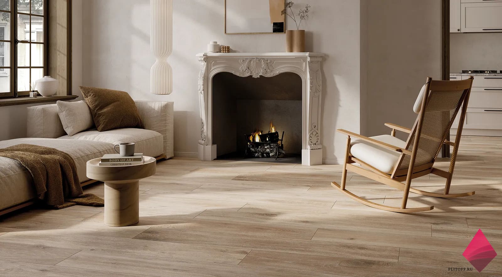 Напольная плитка дерево