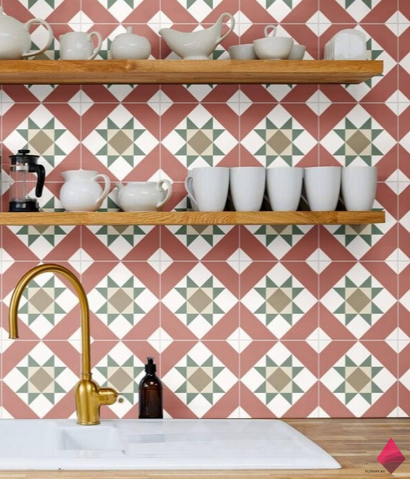 Плитка на фартук 20 на 20