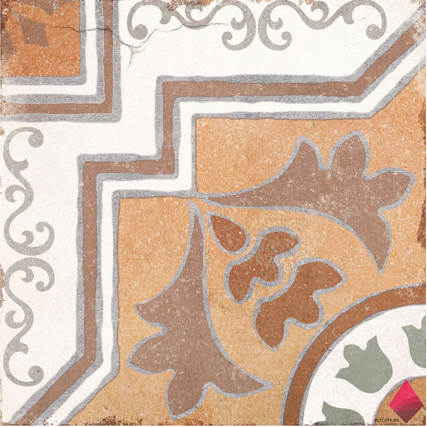 Ковер из плитка для пола фото