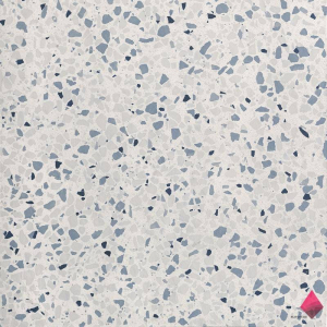 Плитка голубая терраццо фото