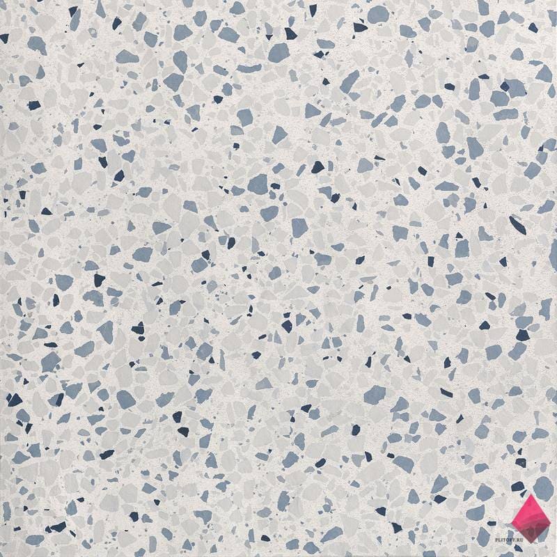 Плитка голубая терраццо фото