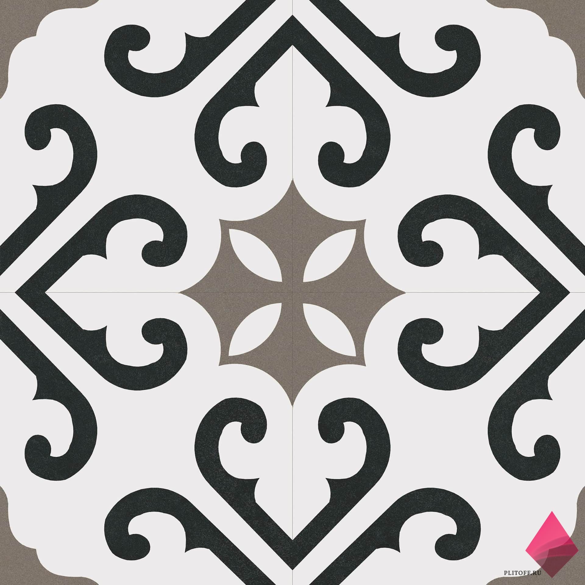 Напольная плитка с рисунком