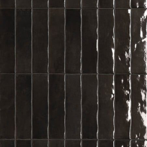 Черная плитка под кирпич фото