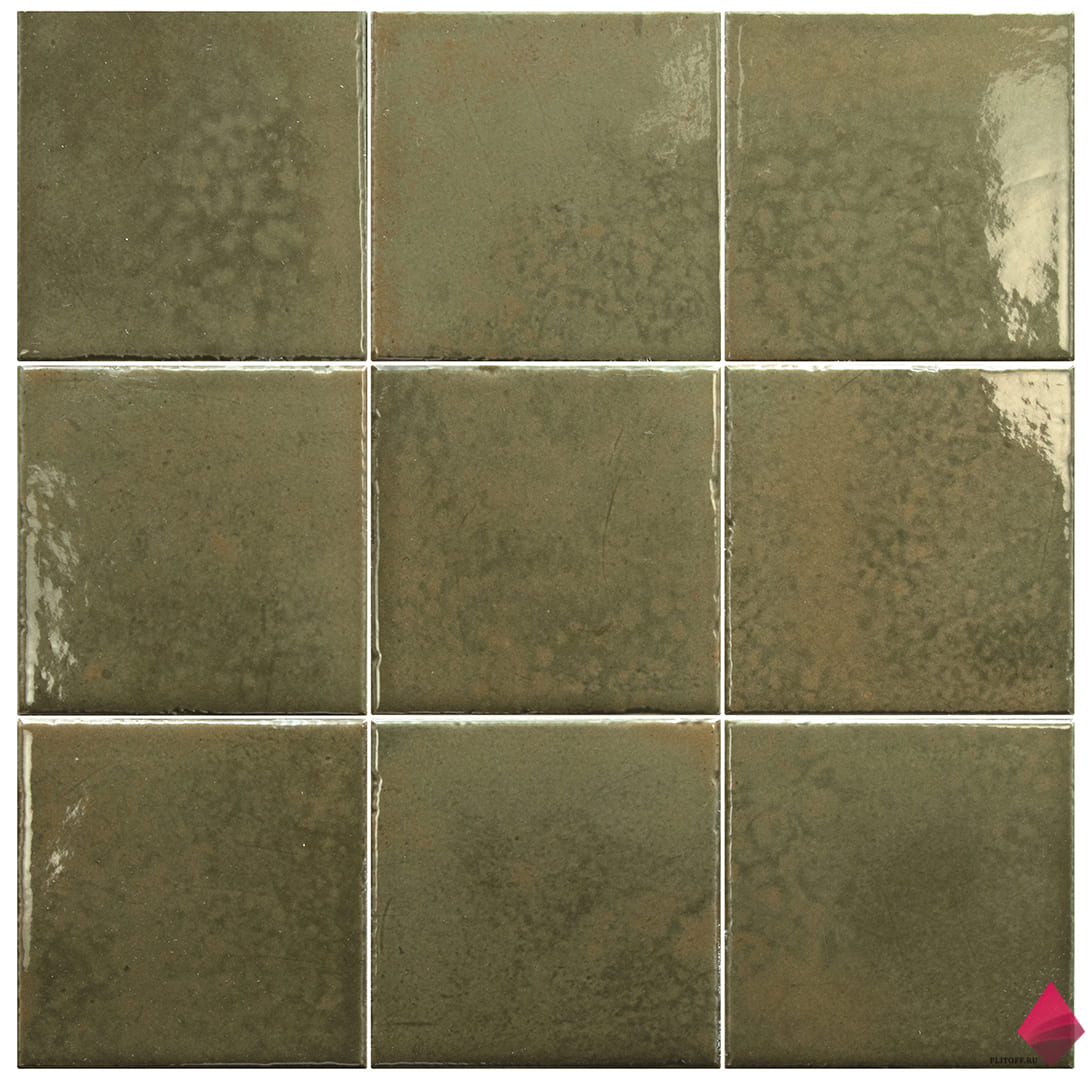 Оливковая плитка маленького размера
