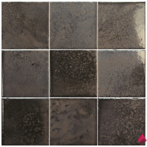 Черная плитка 10 на 10