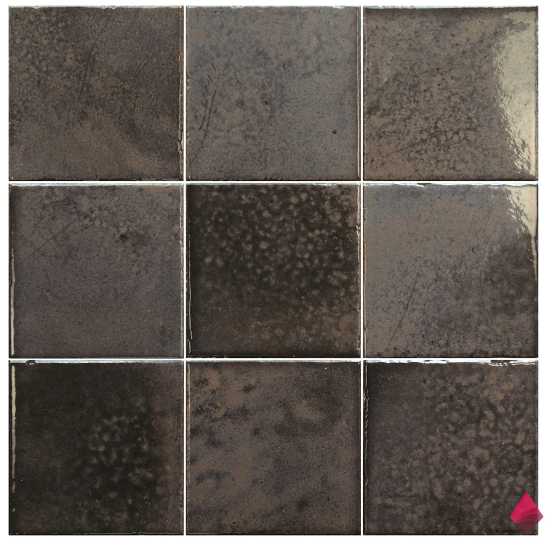 Черная плитка 10 на 10