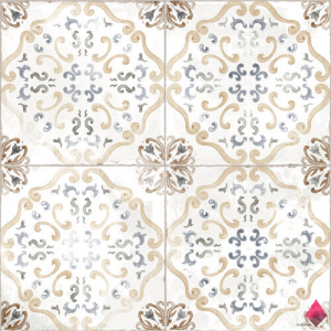 Глянцевая напольная плитка с узором