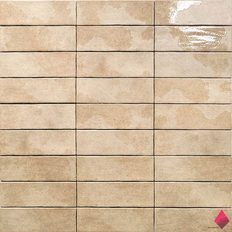 Бежевая плитка под кирпич
