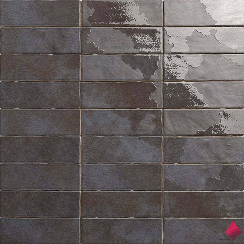 Черная плитка под кирпич