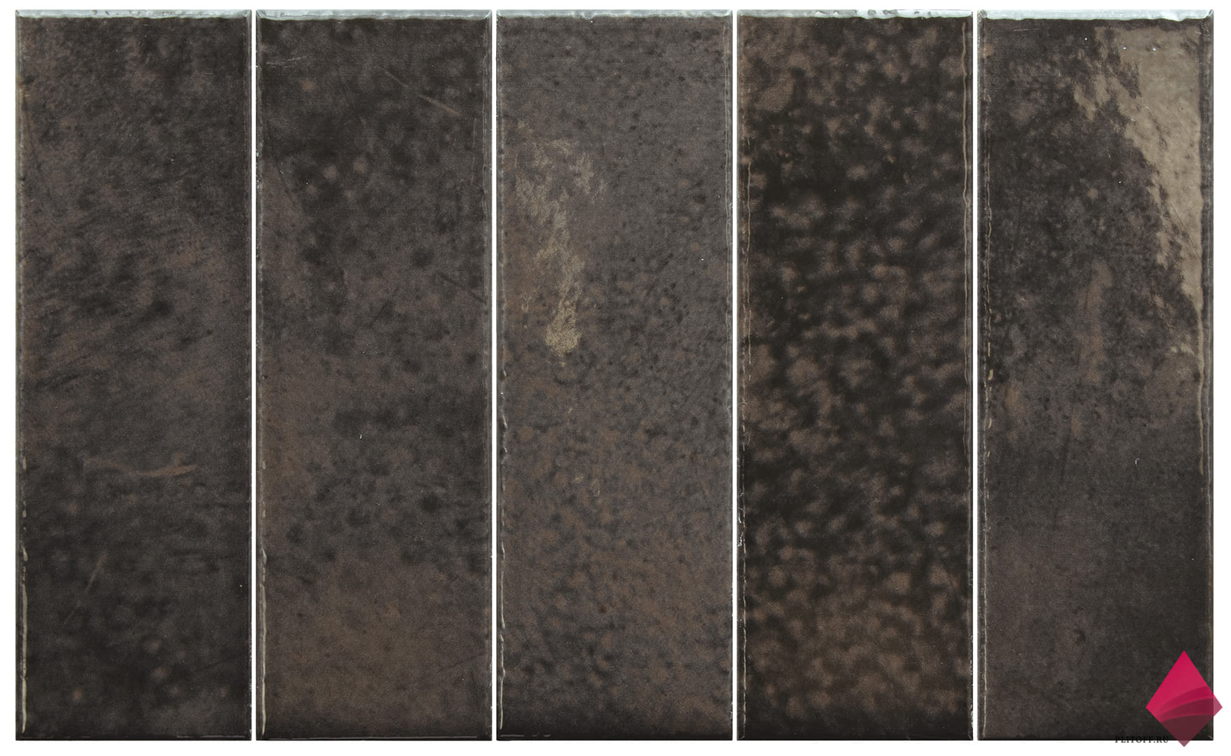 Глянцевая плитка под кирпич