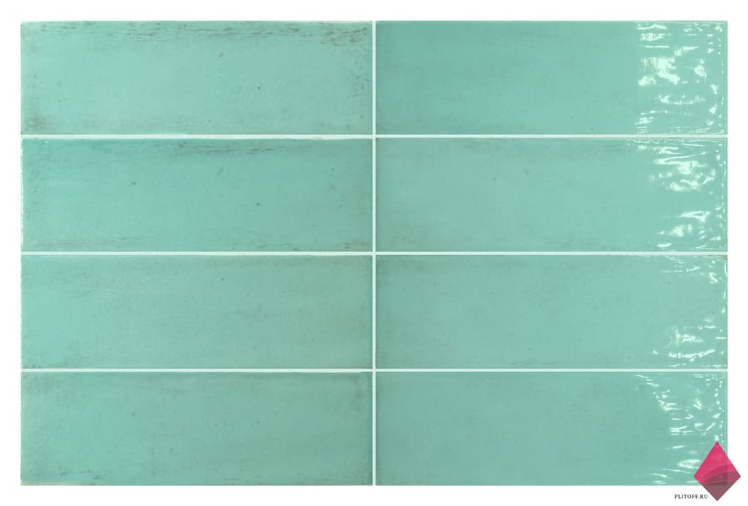 Бирюзовая плитка под кирпич