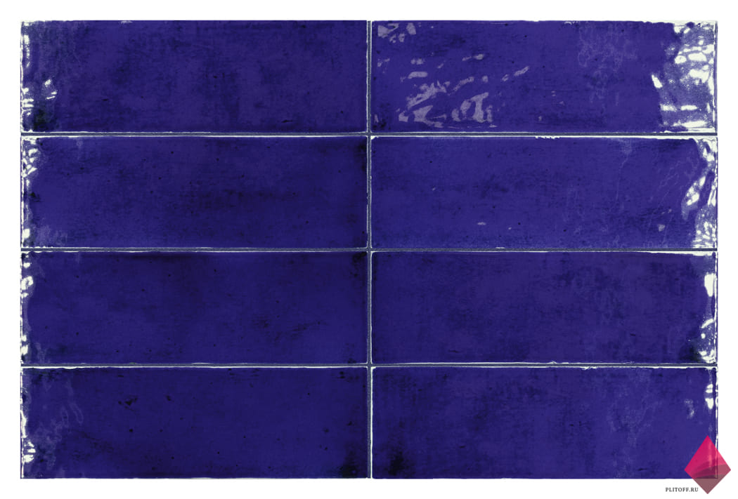 FANGO COBALT GLOSS 5X15 Синяя глянцевая плитка фото