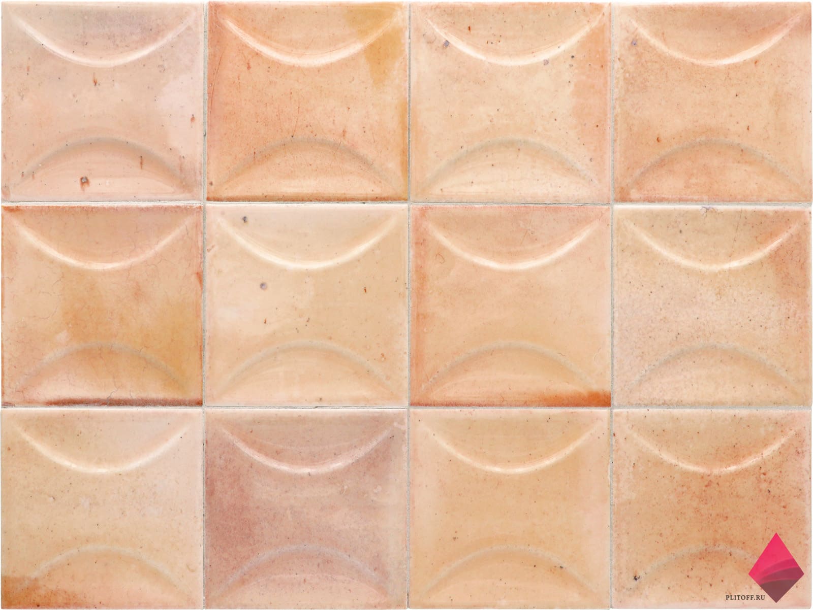 Hanoi arco pink 10×10 Розовая плитка 10 10