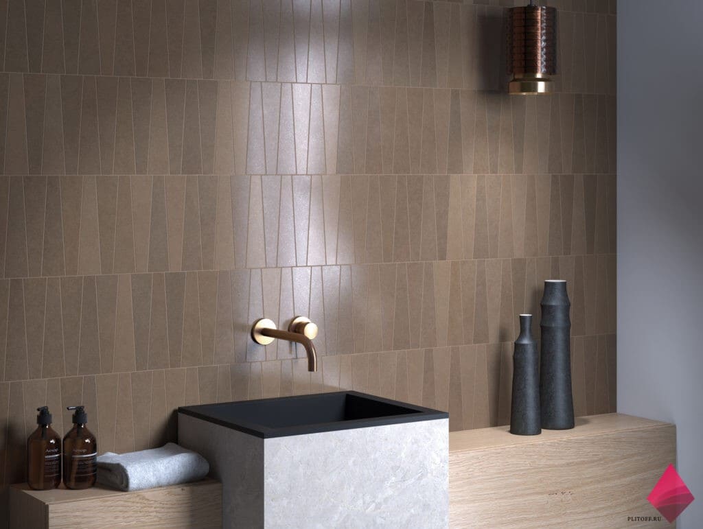 Коричневая плитка керамогранит