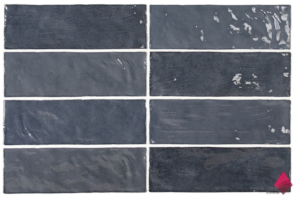 LA RIVIERA BLUE REEF Синяя плитка кабанчик