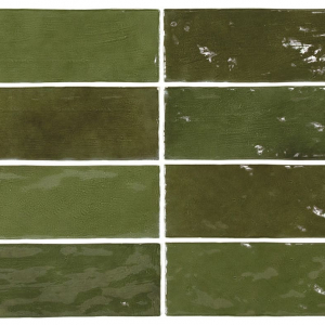 Оливковая плитка под кирпич