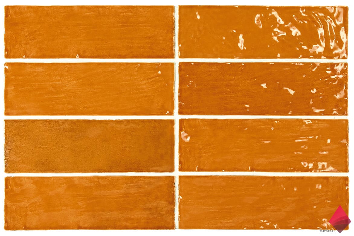 LA RIVIERA GINGER Оранжевая плитка под кирпич