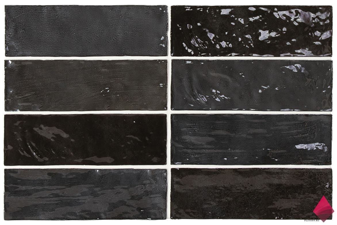 Черная плитка кабанчик фото