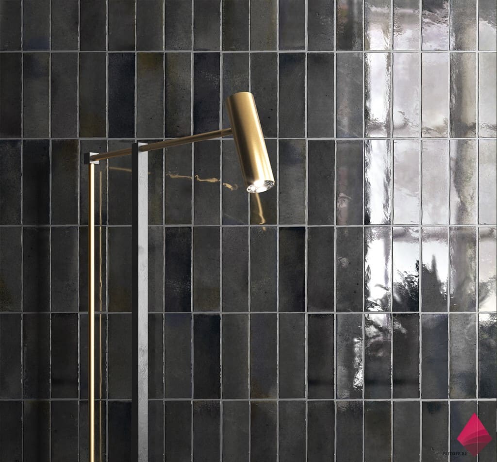 Плитка черная кабанчик