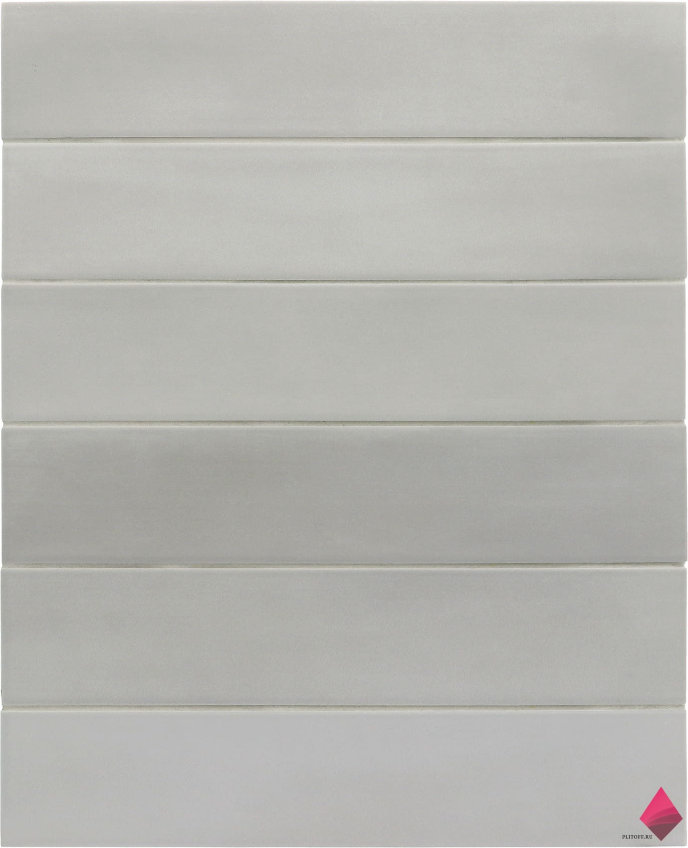 Серая узкая плитка под кирпич