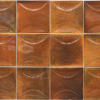 arco burnt red 10×10 Рыжая плитка для ванной фото