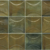 arco wild olive 10×10 Оливковая плитка рельеф фото