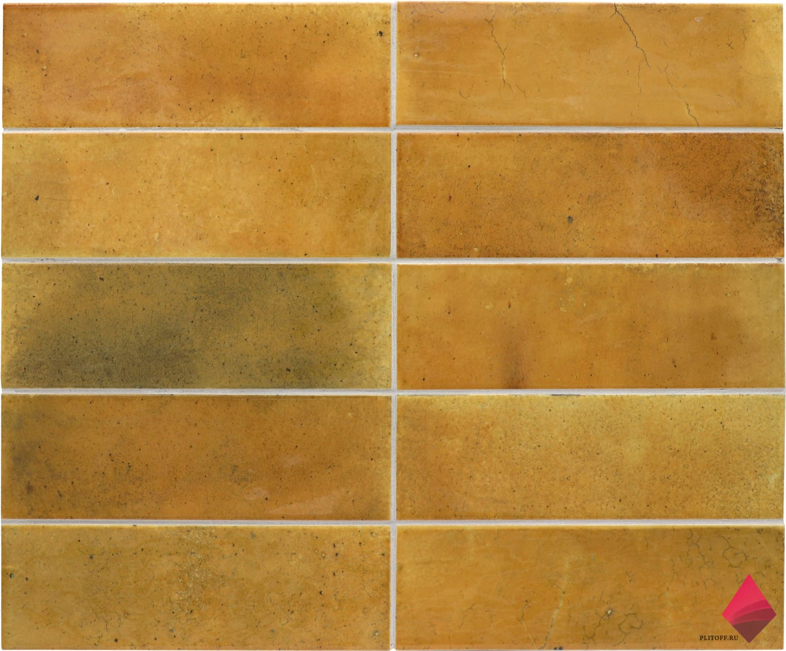 caramel 6.5X20 Желтая плитка кабанчик фото