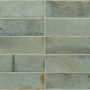 серо зеленая плитка под кирпичик