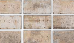 Плитка под кирпич с рисунком